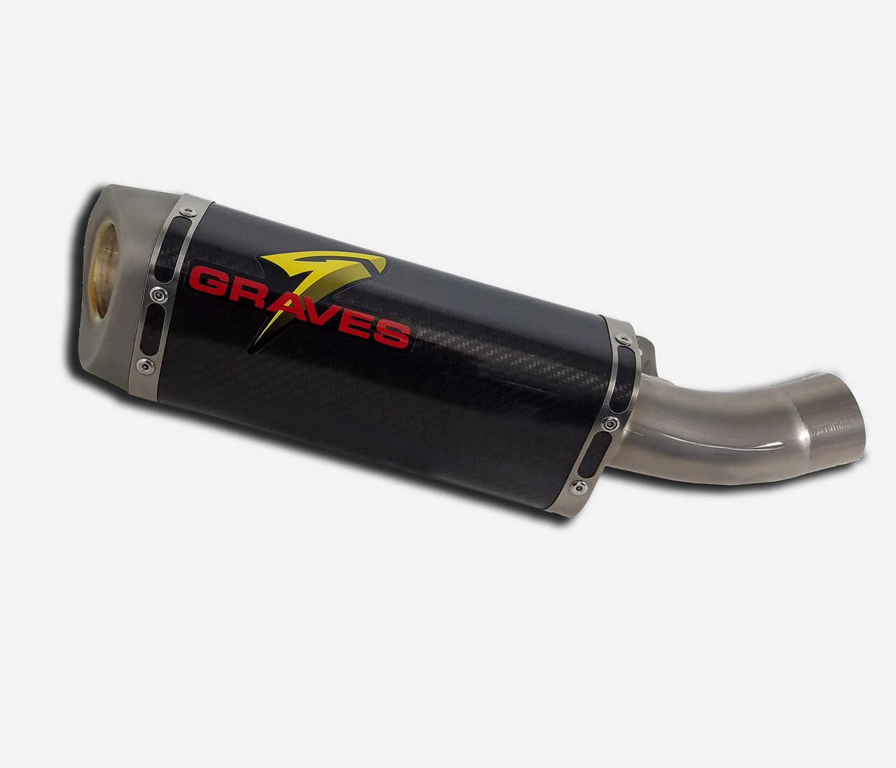 Slip On Carbon Fiber Exhaust - For 19-20 Kawasaki ZX6R - Click Image to Close