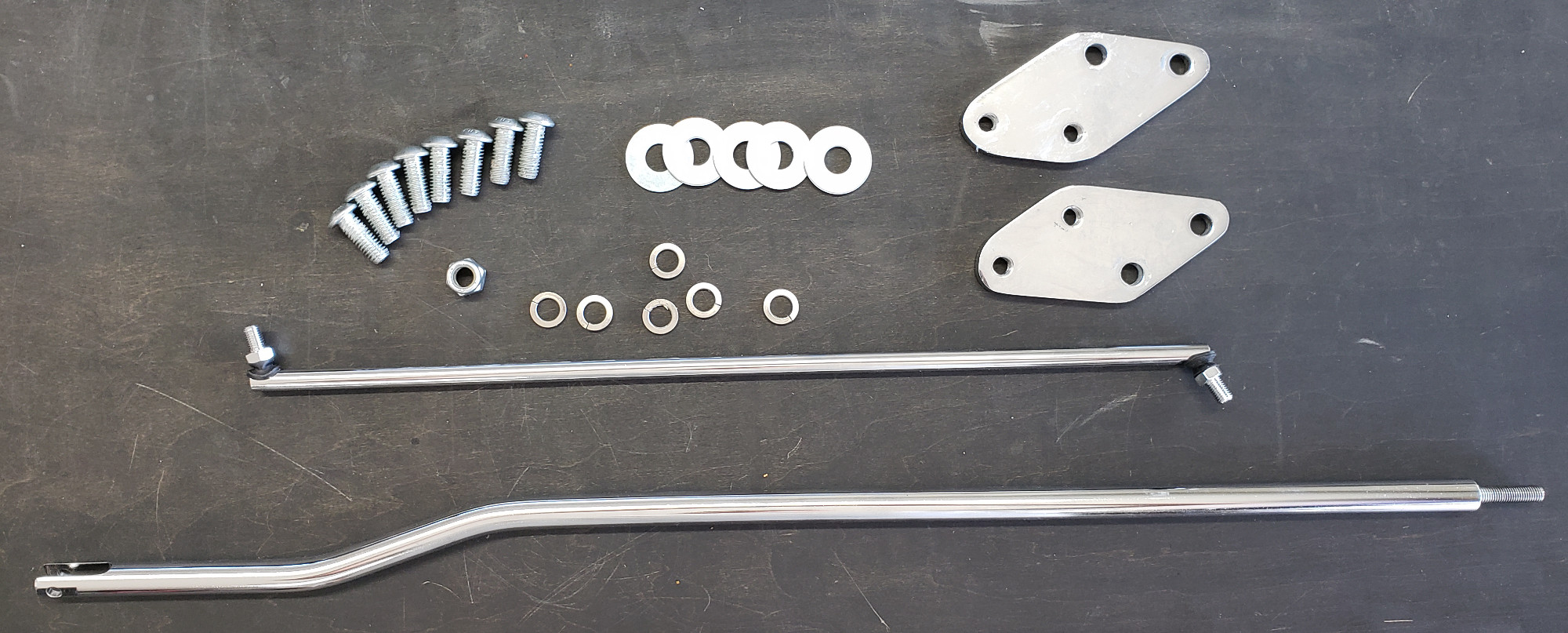 Forward Control Extension Kit Chrome *SD* - For 91-17 Harley Dyna - Click Image to Close