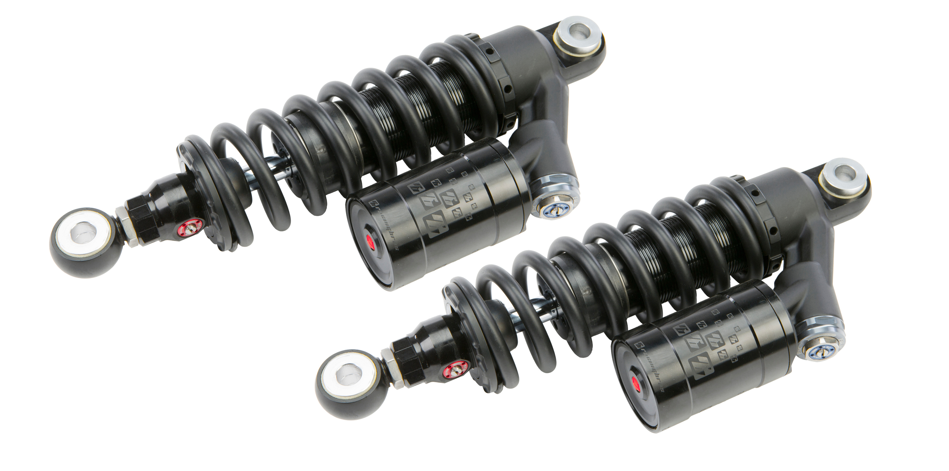 Bazooka HLR Remote Reservior Shocks 11.5" - For 15-19 Indian Scout - Click Image to Close