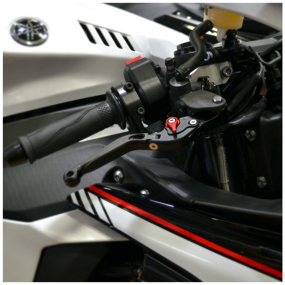 MGP Brake & Clutch Black Lever Set - Yamaha R1 - Click Image to Close