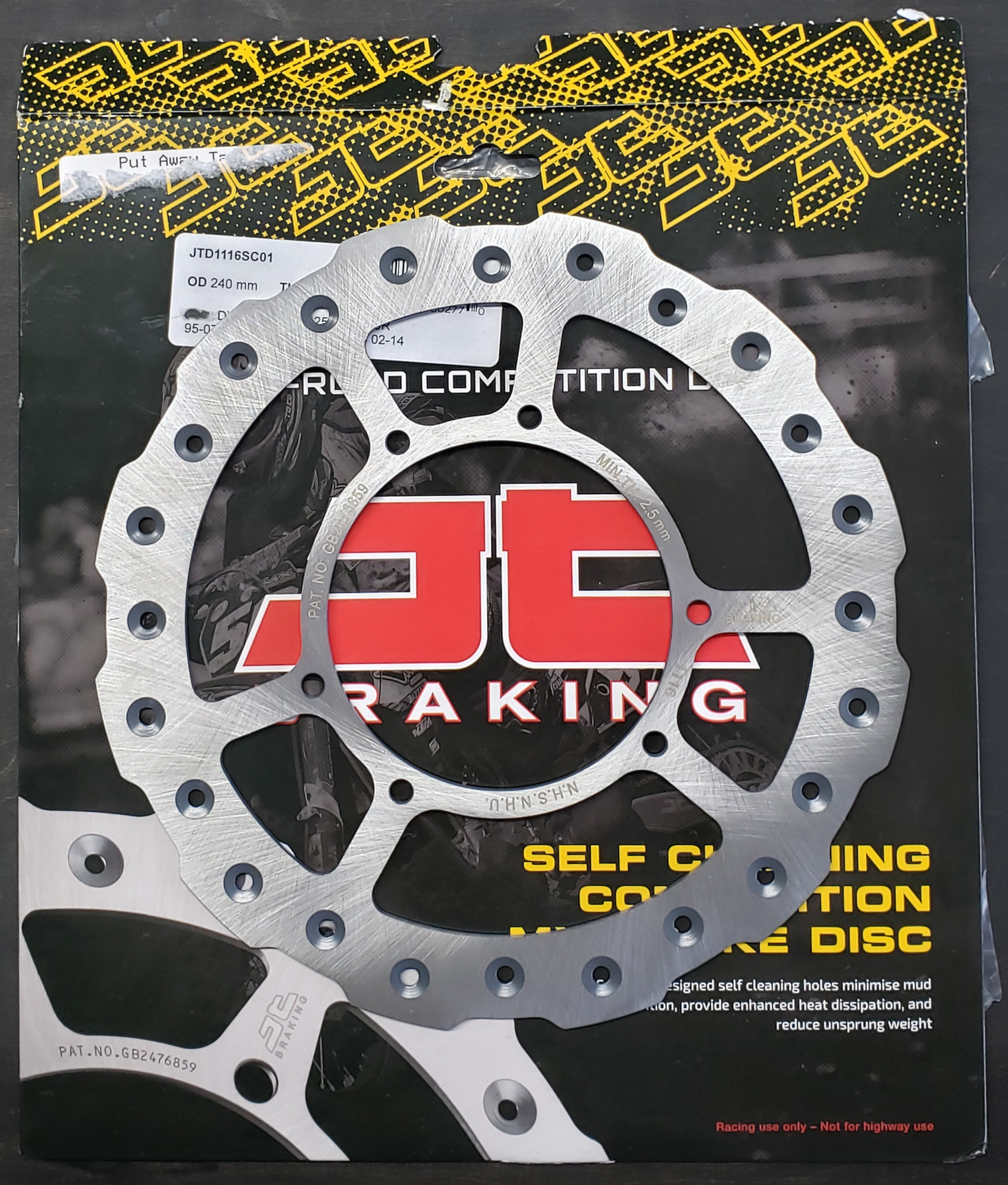 Front Stainless Steel Brake Rotor *OB - For 95-18 Honda CR & CRF - Click Image to Close