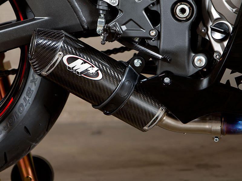 Street Slayer Carbon Fiber Slip On Exhaust - For 11-15 Kawasaki ZX10R - Click Image to Close