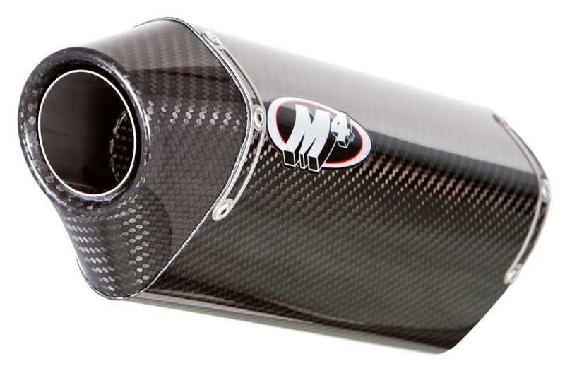 MC36 Carbon Fiber Slip On Exhaust - For 15-21 Suzuki GSXS750 - Click Image to Close