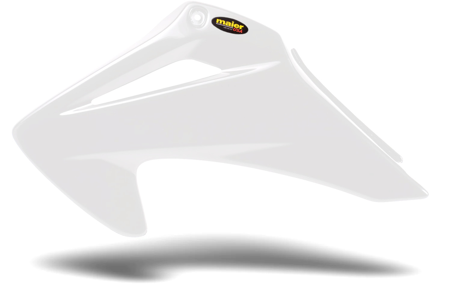 Radiator Scoops White - for 03-07 Honda CRF150 CRF230F - Click Image to Close