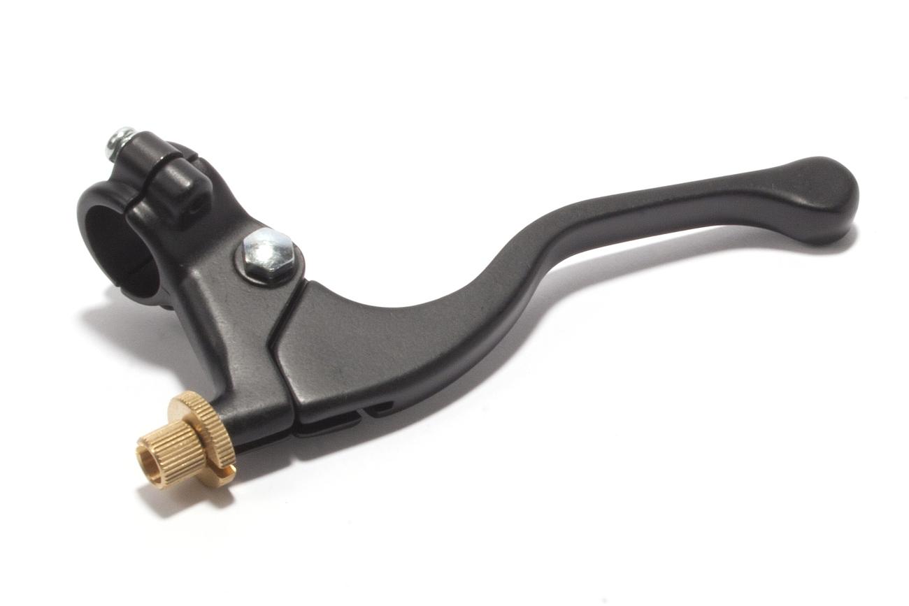 Clutch Lever Assembly - Replacement for Honda cable-type lever assembly on MX bikes - Click Image to Close