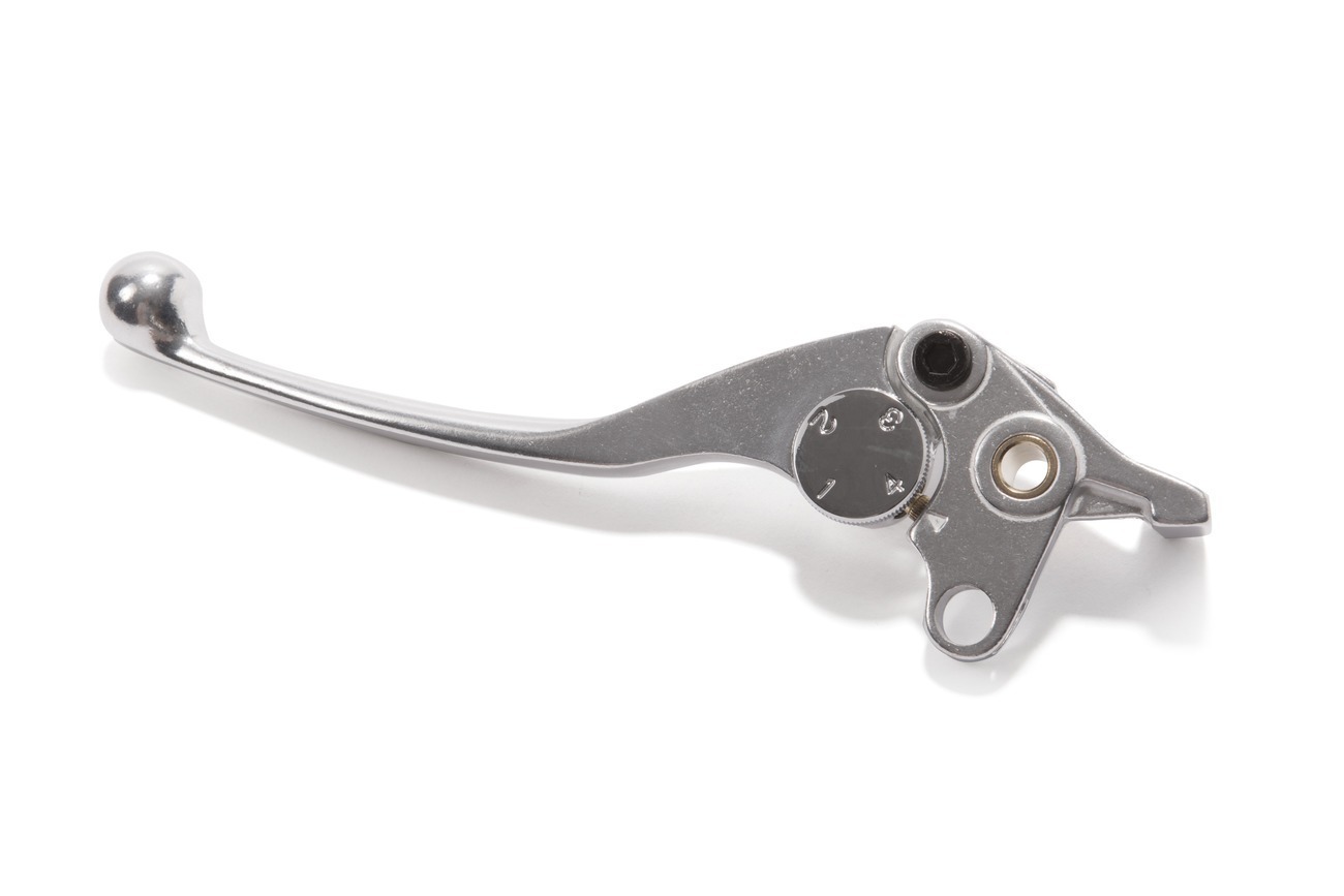 Clutch Lever Silver - For 96-00 Kawasaki 98-04 Suzuki 94-98 Yamaha - Click Image to Close