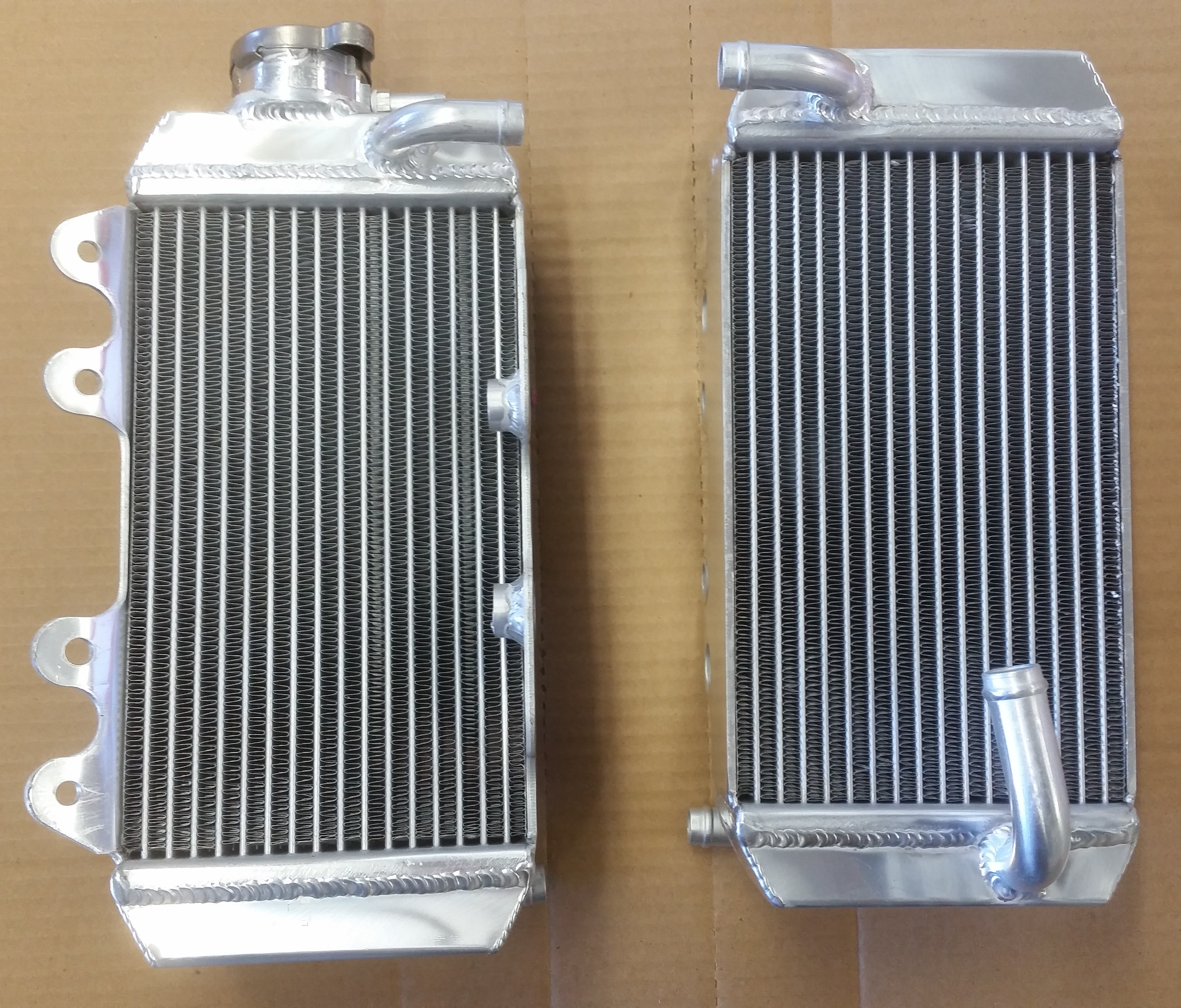 Heavy Duty Radiator Set - For 02-04 Honda CRF450R - Click Image to Close