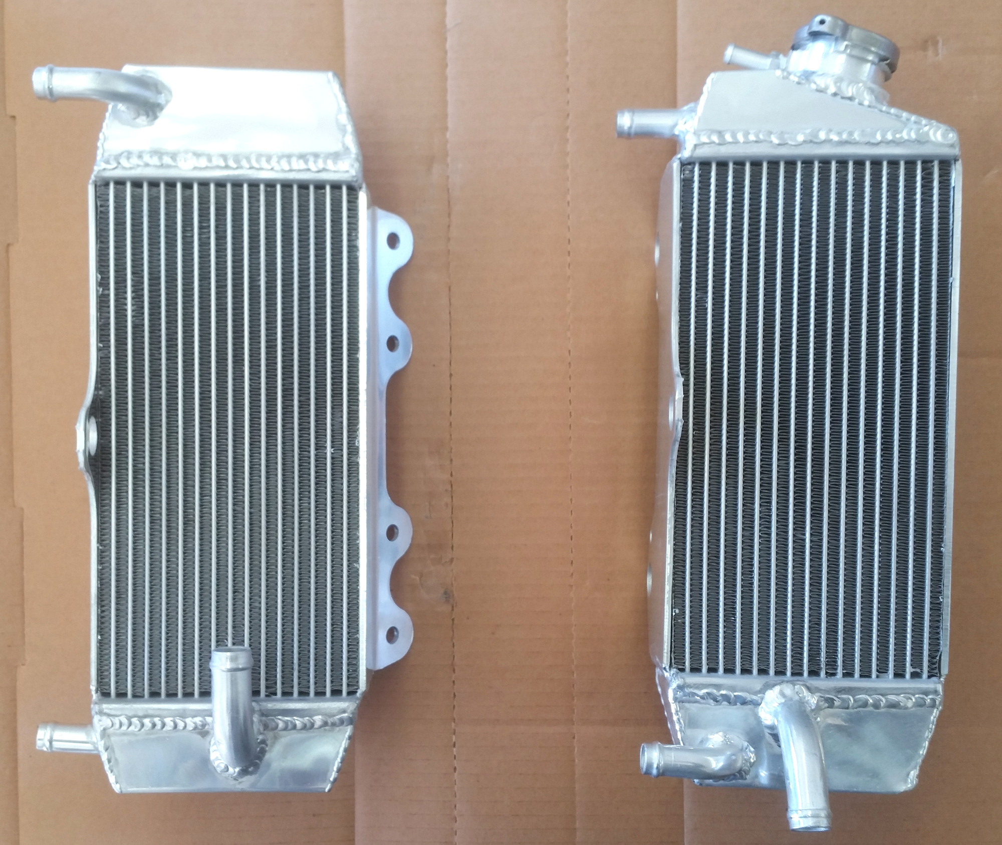 Heavy Duty Radiator Set - For 05-22 Yamaha YZ250 - Click Image to Close