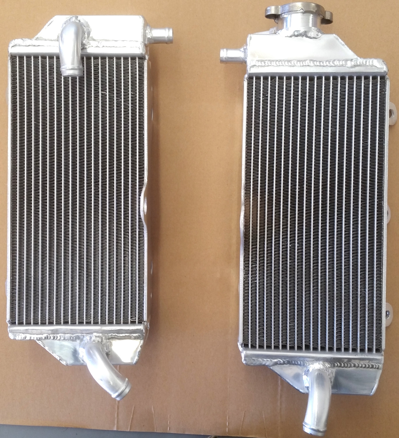 Replacement Radiator Set - For 10-13 Yamaha YZ250F - Click Image to Close