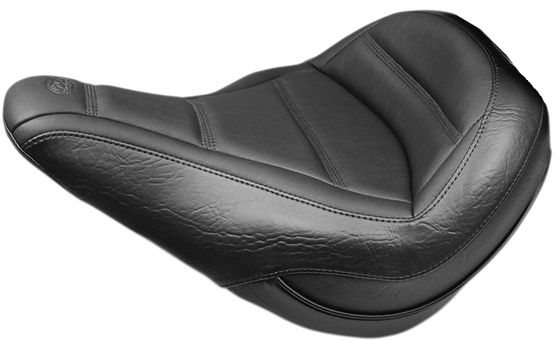 Quadruple Stitch Vinyl Solo Seat - For 18-20 HD FLSL Softail Slim - Click Image to Close