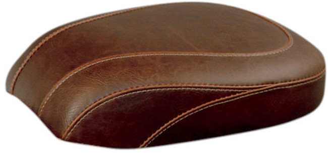 Tripper Smooth Wide Brown Pillion Pad - For 11-17 Blackline & Slim - Click Image to Close