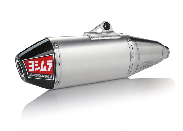 RS-4 Slip On Exhaust Muffler S.S./S.S./C.F. - For 18-20 Suzuki RMZ450 - Click Image to Close