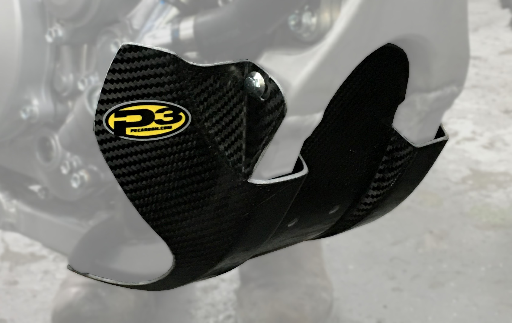 Carbon Fiber Skid Plate - For 18-21 Yamaha YZ450F & 19-21 YZ250F - Click Image to Close