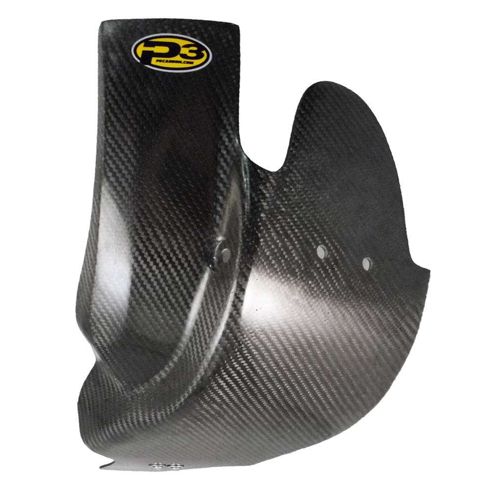 Carbon Fiber Skid Plate - For 14-18 Yamaha YZ250F & 14-17 YZ450F - Click Image to Close