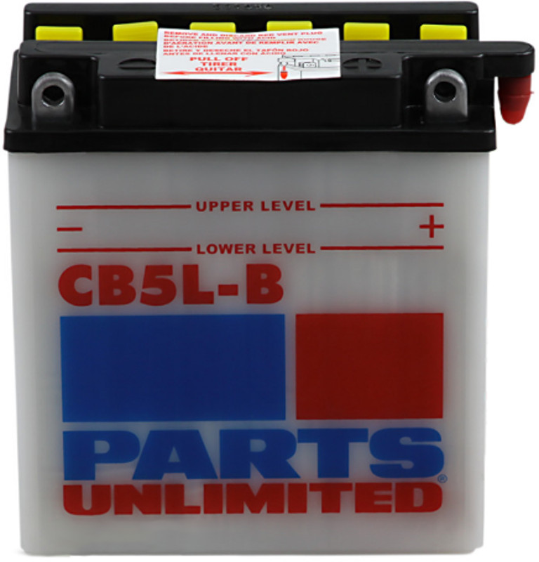 Heavy-Duty Battery 12V 5Ah - Replaces YB5L-B - Click Image to Close