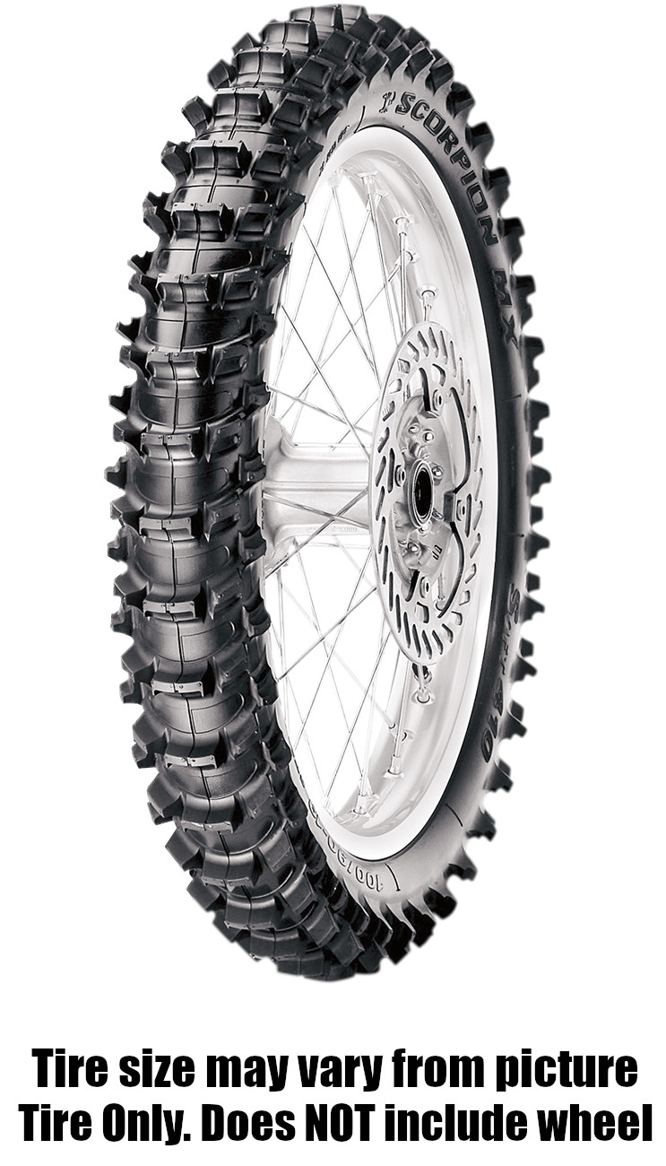 Scorpion MX Soft 410 Bias Rear Tire 90/100-16 Tube Type - Click Image to Close