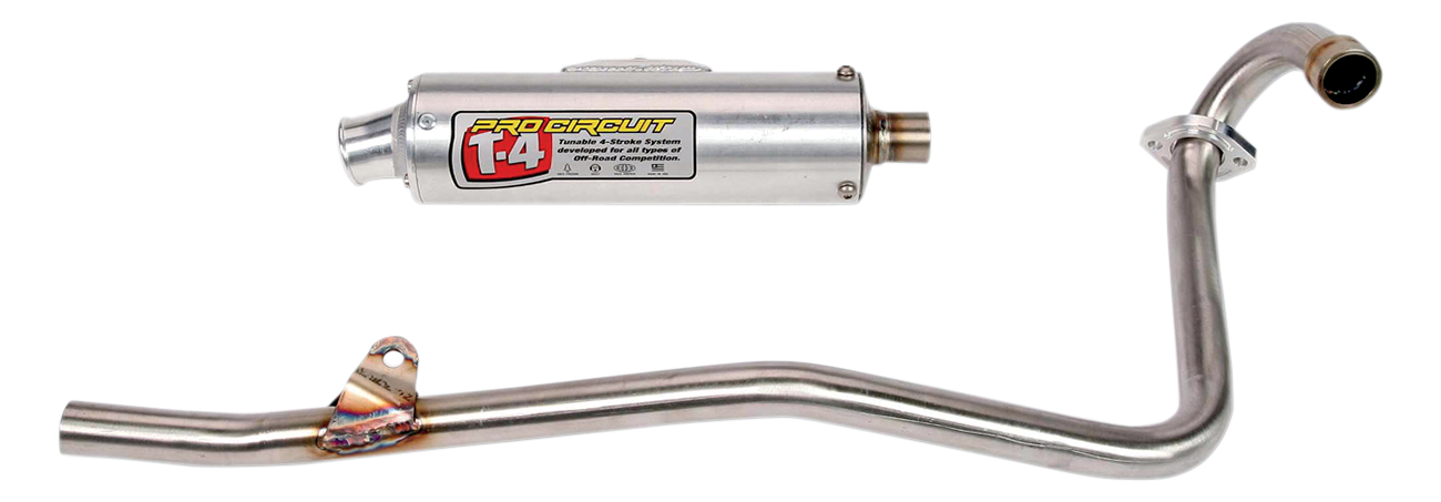 T-4 Aluminum & Stainless Steel Full Exhaust - For 99-24 Honda TRX90 - Click Image to Close