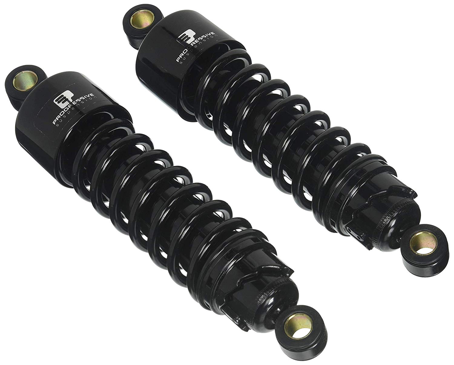 11.5" 412 Series Shocks - Black - For 04-19 HD Sportster - Click Image to Close