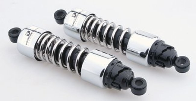 13.5" 412 Series Shocks Chrome - For 06-20 HD Touring - Click Image to Close