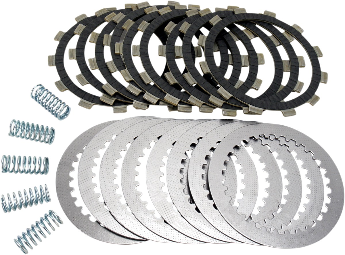 DRCF Complete Clutch Kit - CFK Plates, Steels, & Springs - For 01-07 Yamaha YZ250F - Click Image to Close