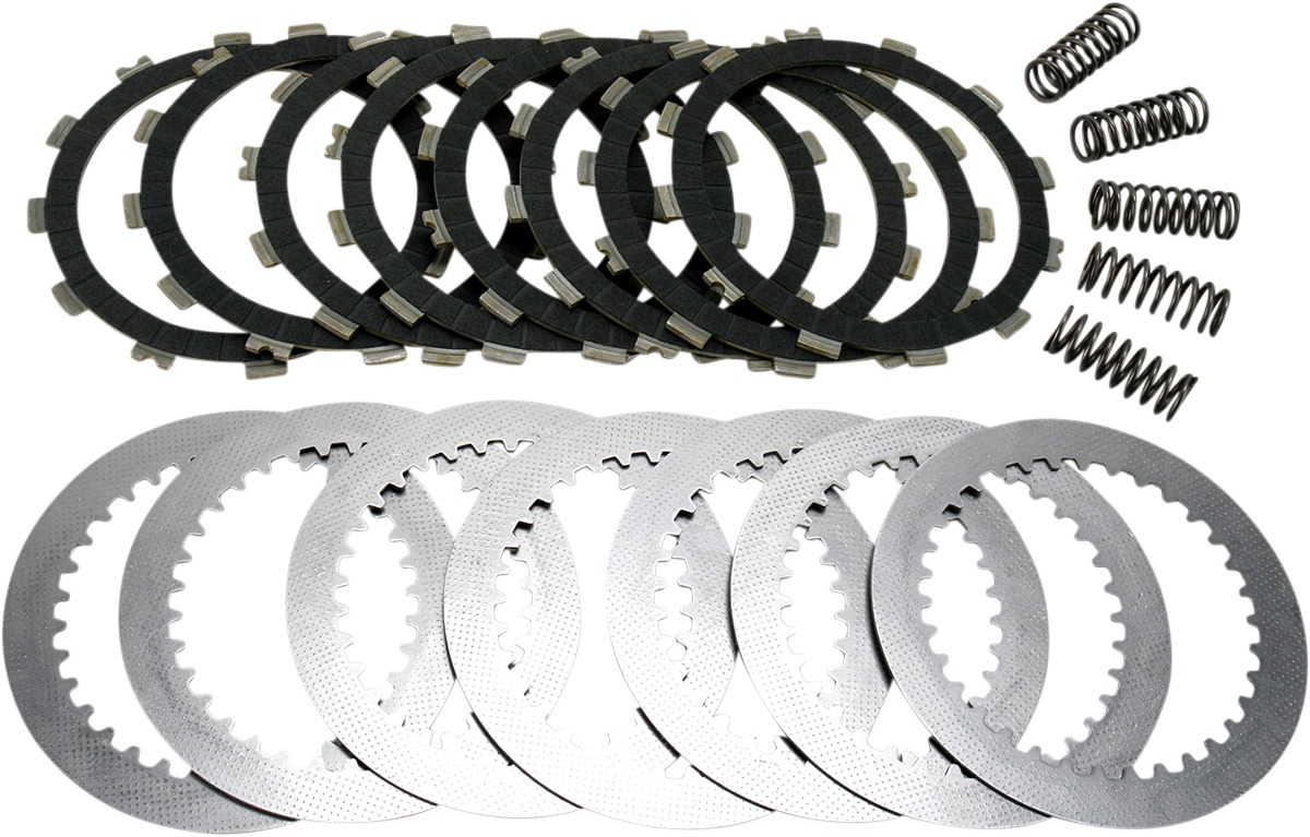 DRCF Complete Clutch Kit - CFK Plates, Steels, & Springs - Click Image to Close