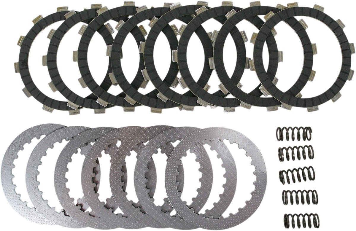 DRCF Complete Clutch Kit - CFK Plates, Steels, & Springs - Click Image to Close