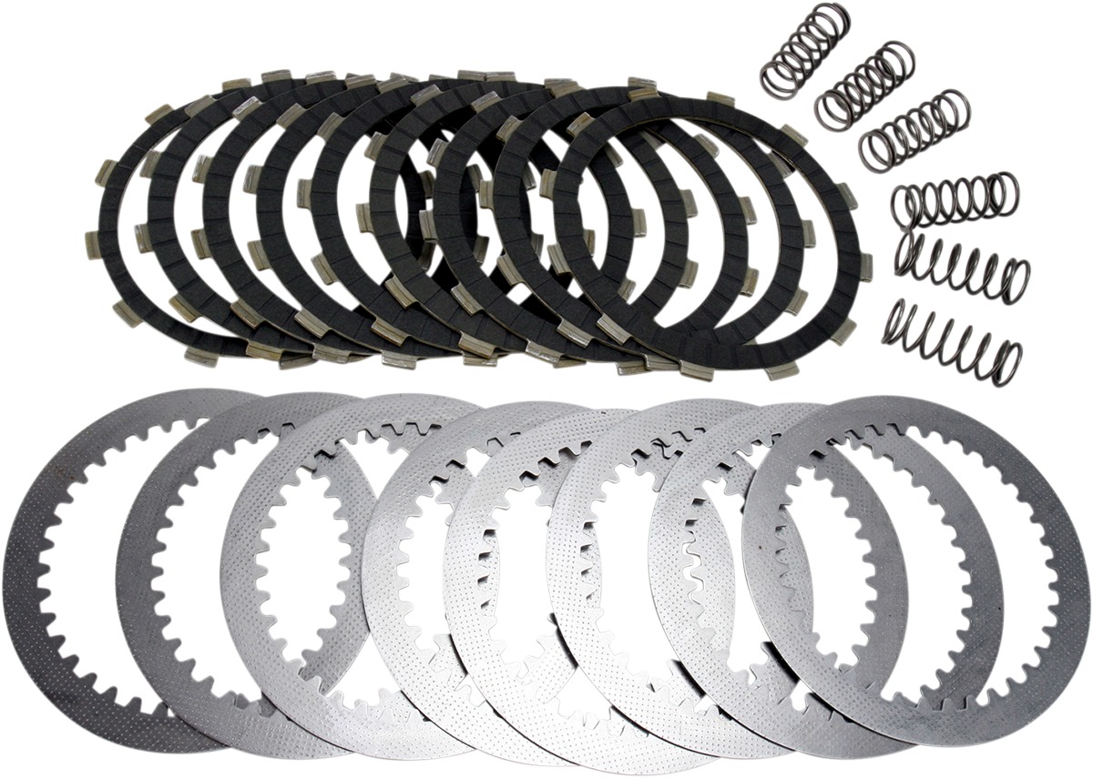 DRCF Complete Clutch Kit - CFK Plates, Steels, & Springs - Click Image to Close