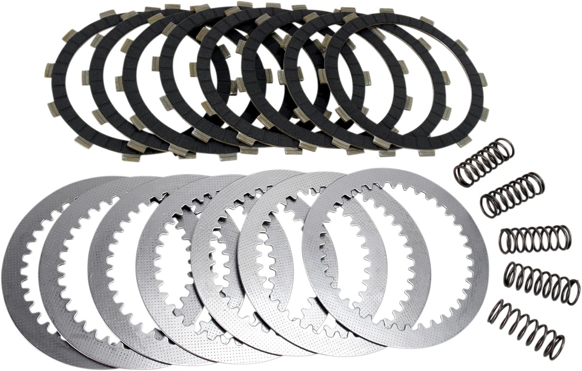 DRCF Complete Clutch Kit - CFK Plates, Steels, & Springs - Click Image to Close