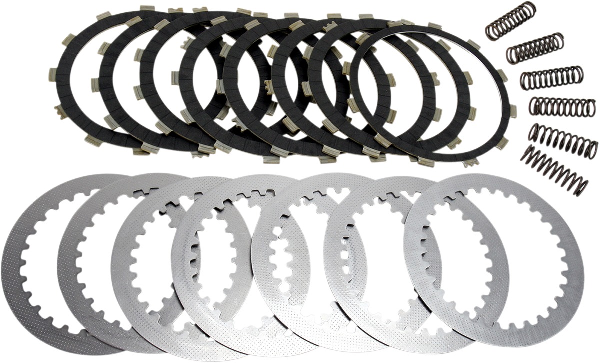 DRCF Complete Clutch Kit - CFK Plates, Steels, & Springs - Click Image to Close