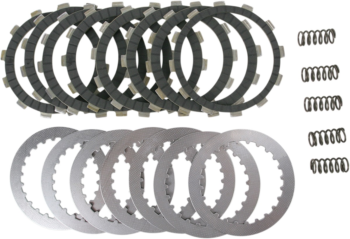 DRCF Complete Clutch Kit - CFK Plates, Steels, & Springs - For 04-17 Honda CRF250X - Click Image to Close