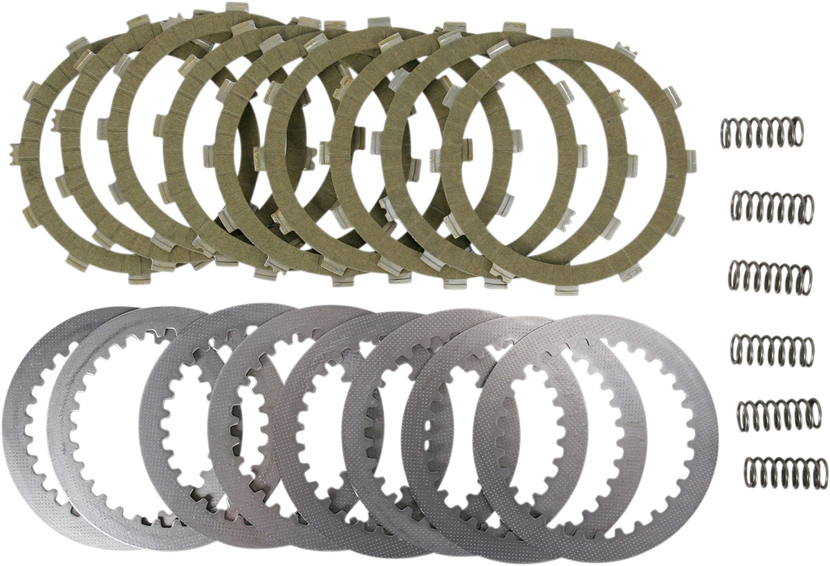 SRK Complete Clutch Kit - Aramid Fiber Friction Plates, Steels, & Springs - Click Image to Close