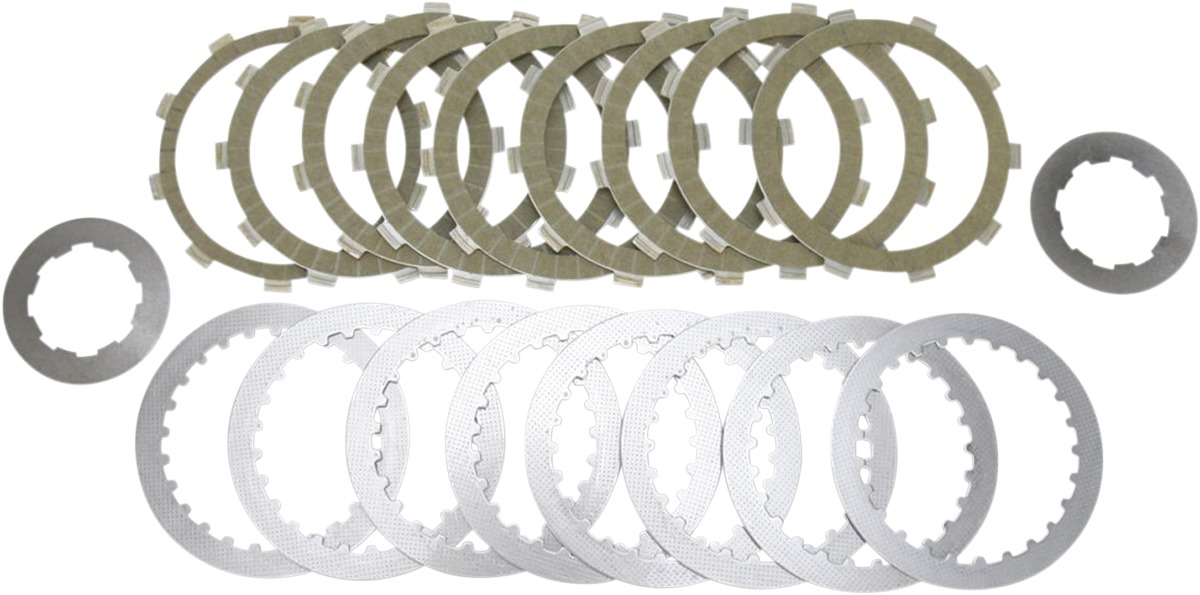 SRK Complete Clutch Kit - Aramid Fiber Friction Plates, Steels, & Springs - Click Image to Close