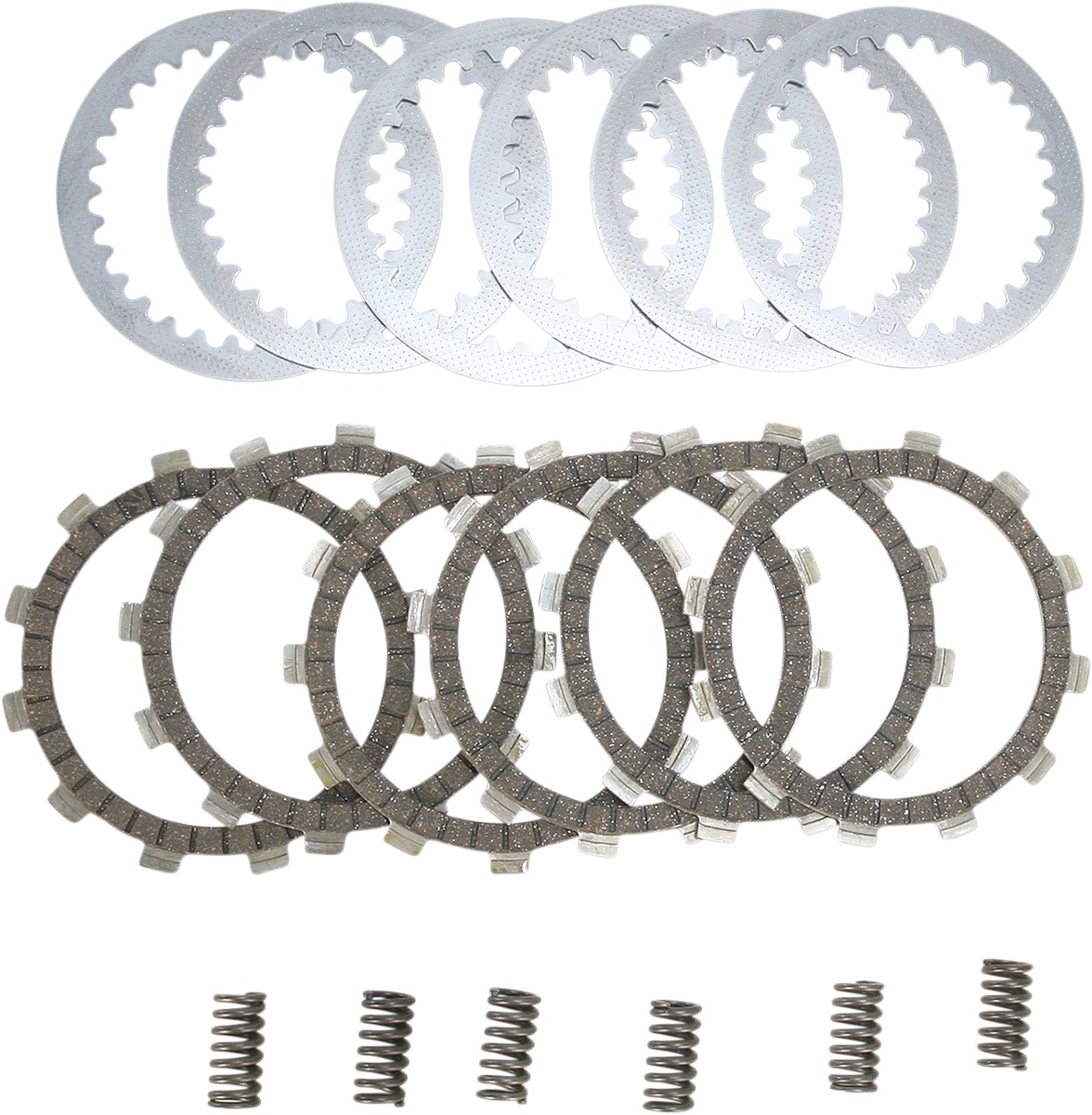 DRC Complete Clutch Kit - Cork CK Plates, Steels, & Springs - For 96-16 Suzuki DR200 - Click Image to Close