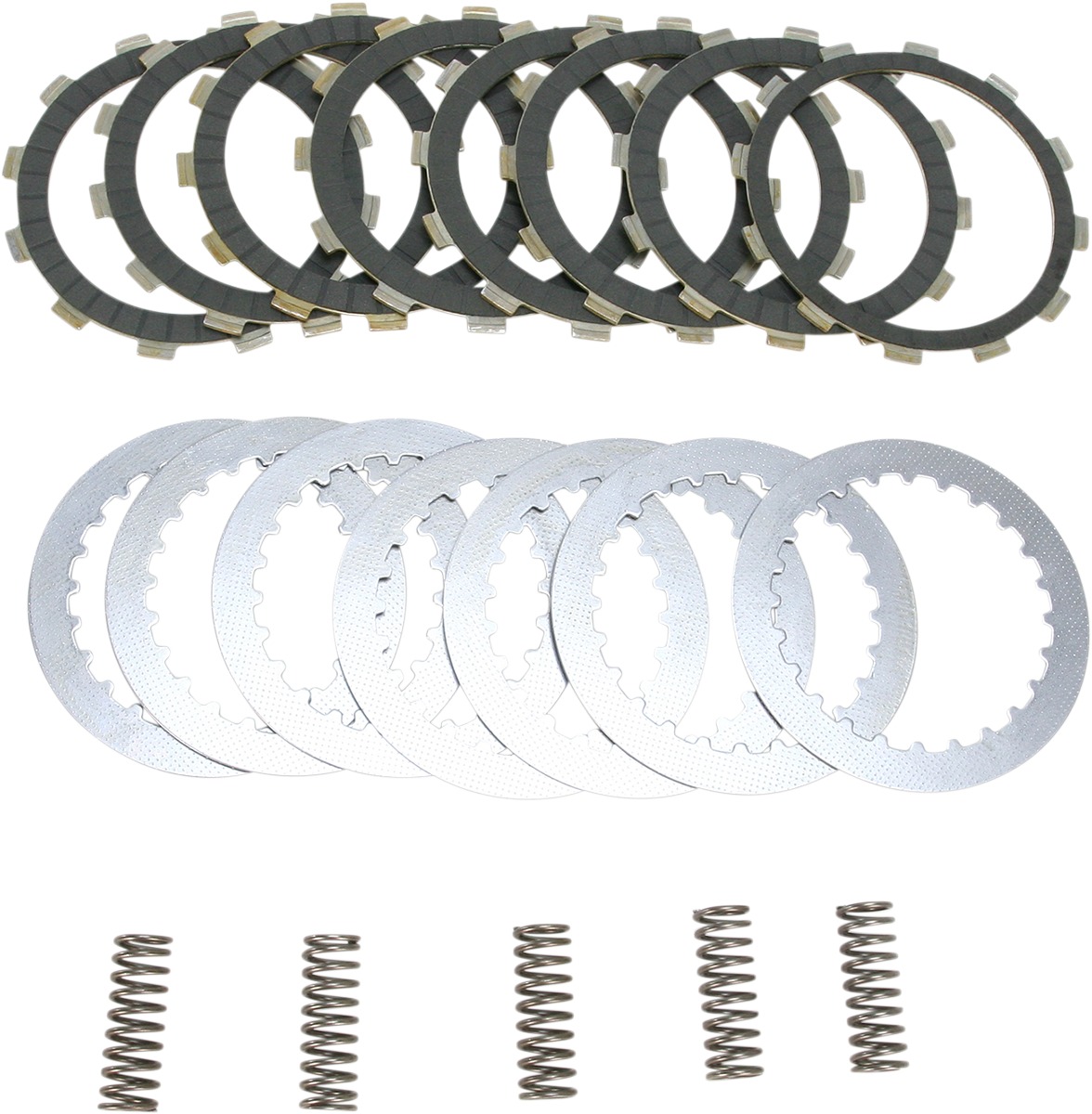 DRCF Complete Clutch Kit - CFK Plates, Steels, & Springs - Click Image to Close