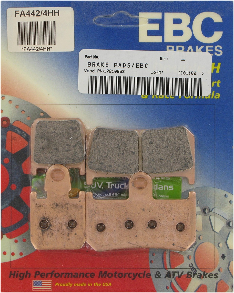 Sintered Double-H Brake Pads - Click Image to Close