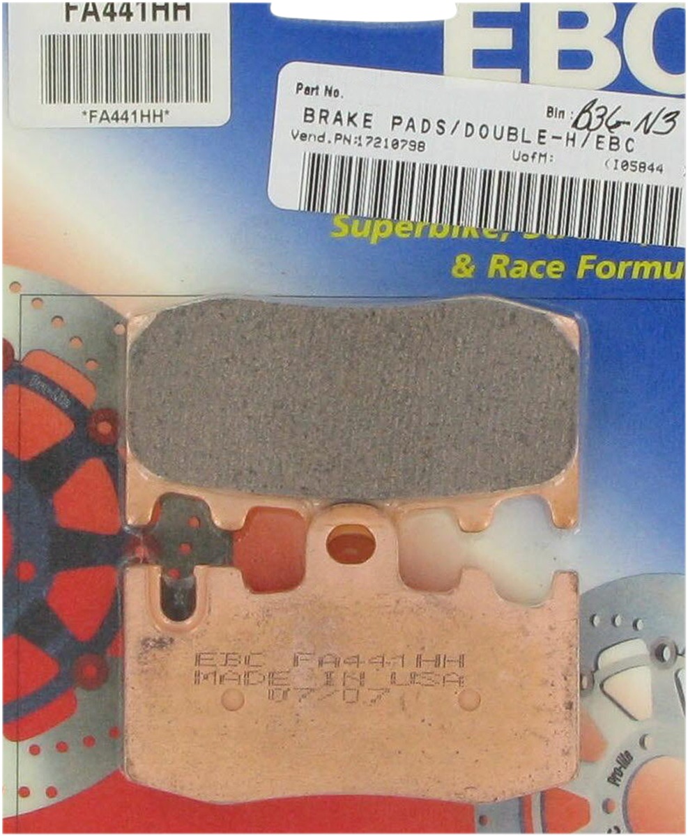 Sintered Double-H Brake Pads - Click Image to Close