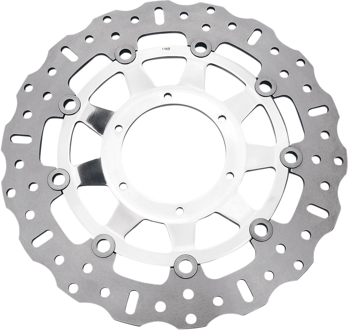 Polished Front Brake Rotor - Honda CBR929RR & CBR954RR - Click Image to Close