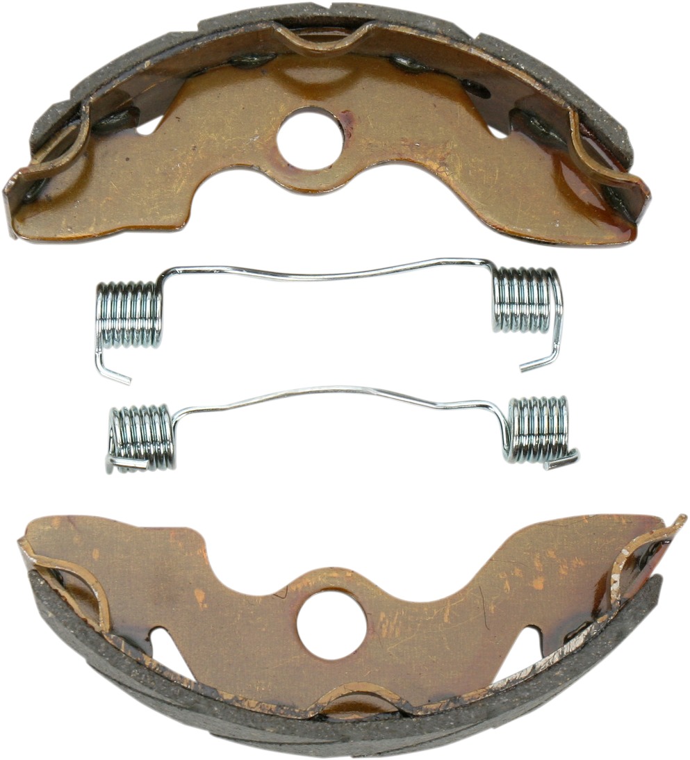 Grooved Organic Brake Shoes - Honda TRX200/250/300 - Click Image to Close