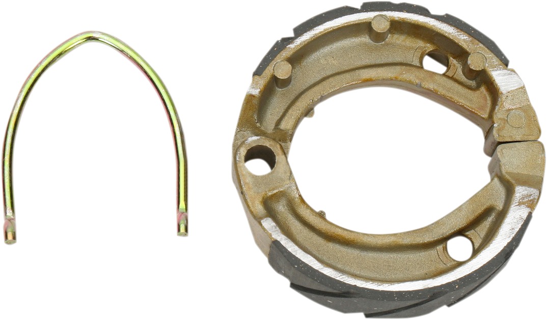 Grooved Organic Brake Shoes - 50/90 ATV's - Click Image to Close