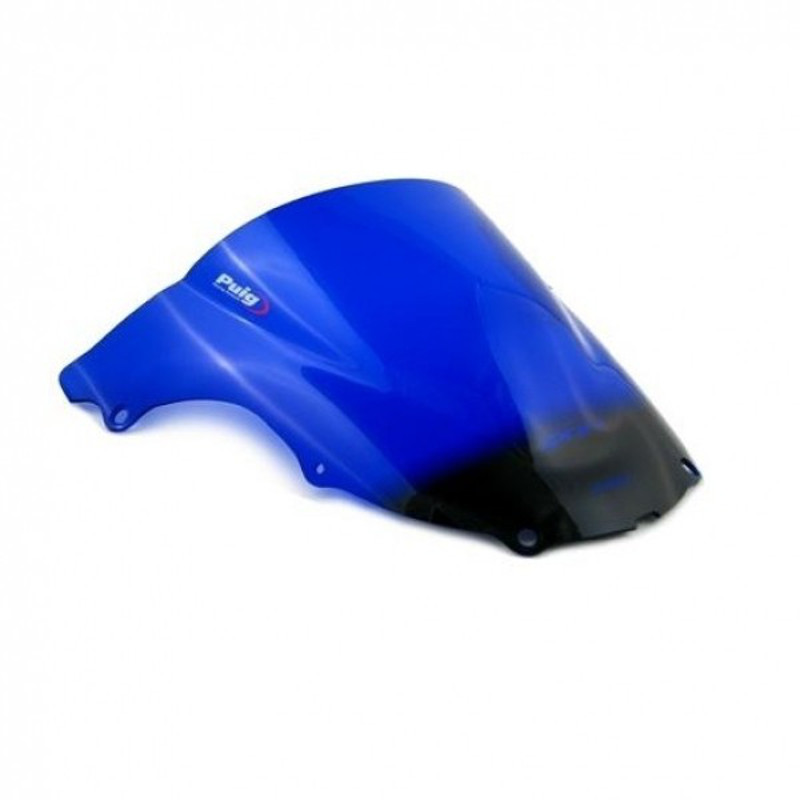 Blue Racing Windscreen - For 03-04 Kawasaki ZX6RR Ninja - Click Image to Close