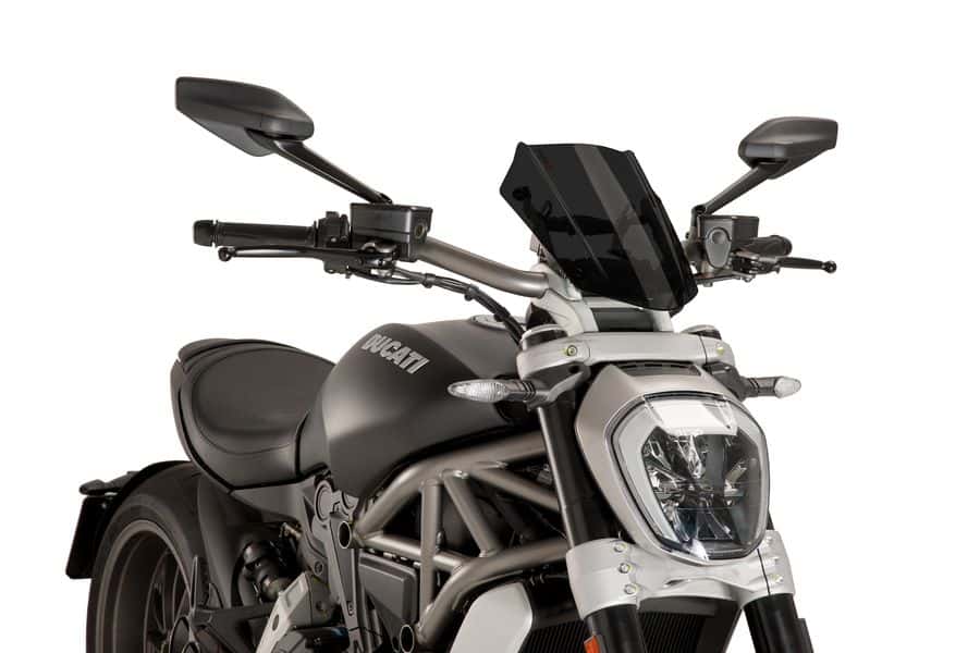 Next New Gen Dark Smoke Windscreen - Ducati XDiavel - Click Image to Close