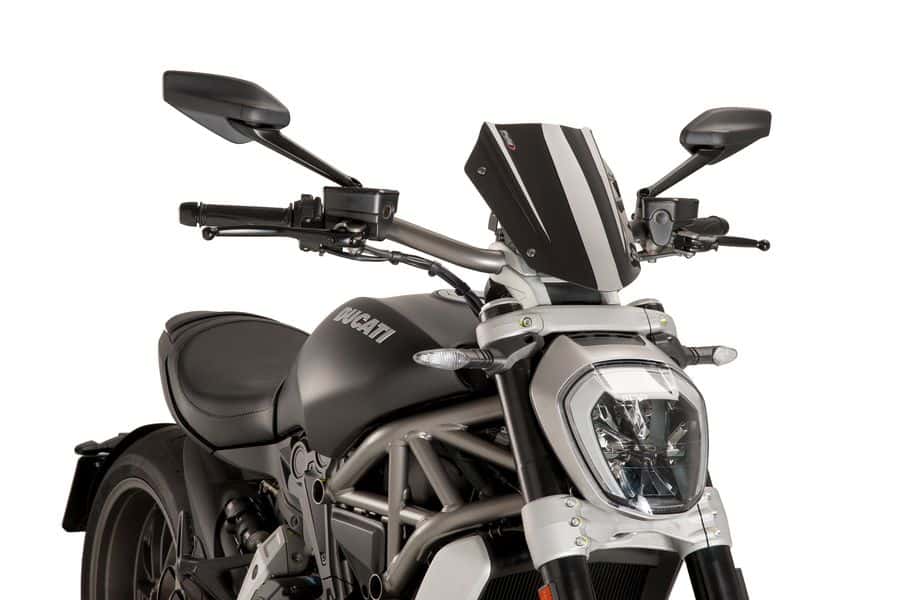 Next New Gen Black Windscreen - Ducati XDiavel - Click Image to Close