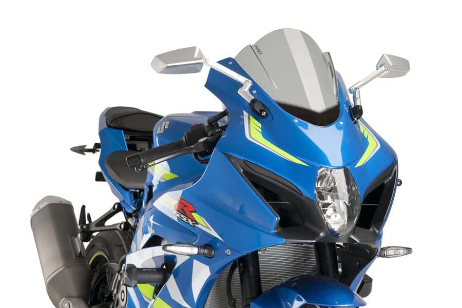 Smoke Racing Windscreen - For 17-19 Suzuki GSXR1000 - Click Image to Close