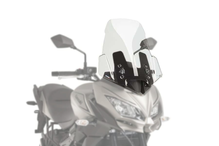 Touring Windscreen Clear - For Kawasaki Versys 650/1000 - Click Image to Close