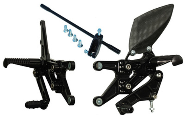 Yamaha R1 Adjustable Rearsets 2007-2008 - Click Image to Close