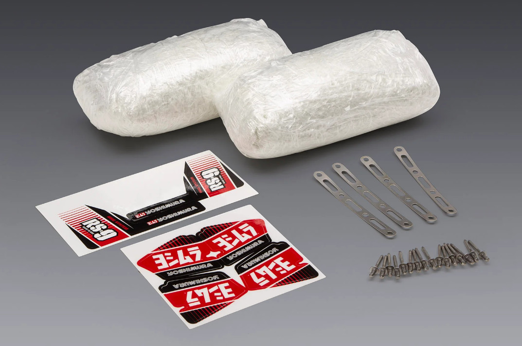 RS-9T Dual Premium Muffler Repack Kit 450g - For 17-22 Honda CRF450R CRF450R-S CRF450RX - Click Image to Close