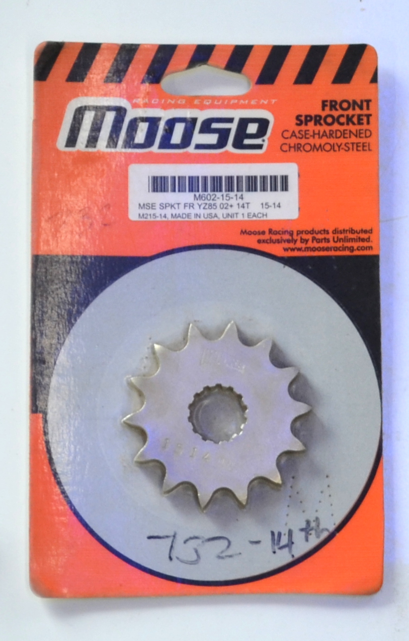 Racing 14T Front Sprocket M602-15-14 Fits YZ85 02 - Click Image to Close