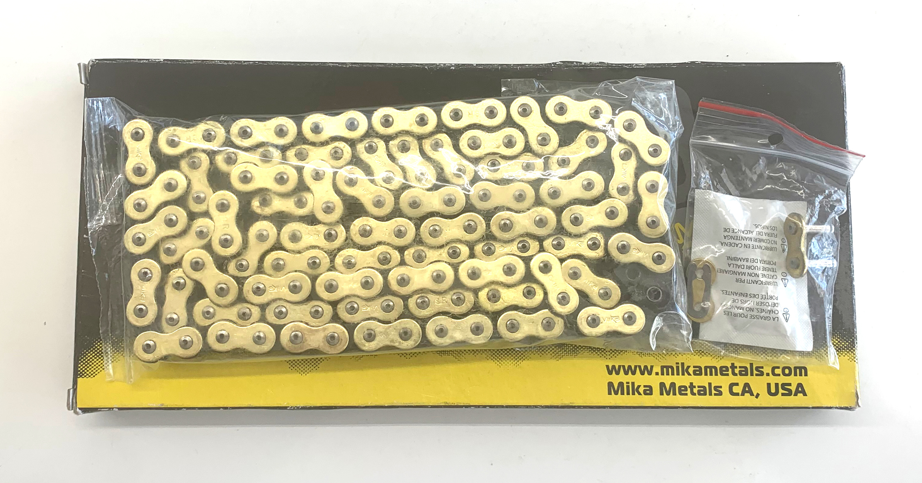 Standard Roller Chain 420 Pitch X 130 Links - Click Image to Close