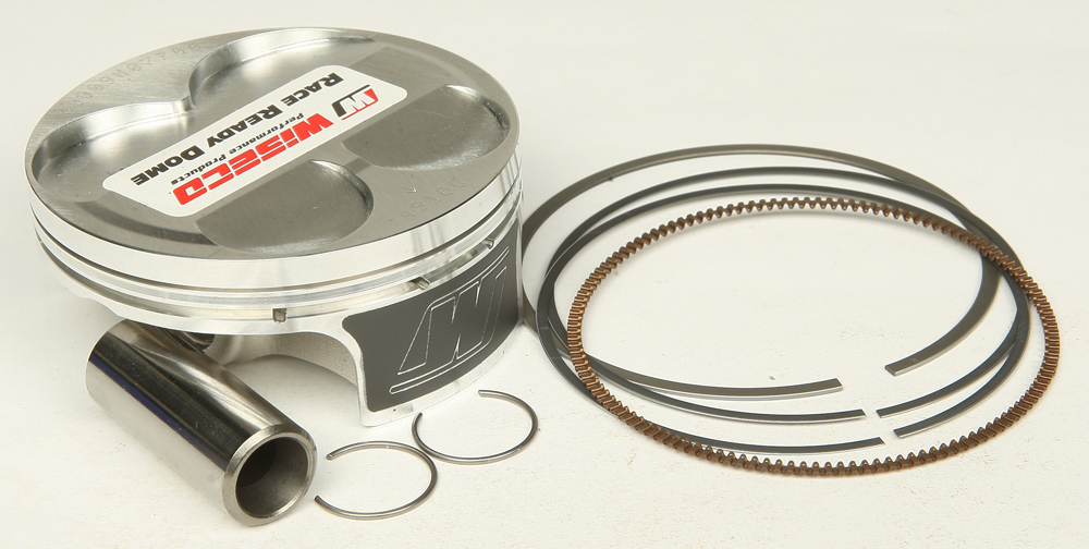 Piston Kit 13.2:1 Compression - 77.00mm Bore (STD) - For 10-11 Kawasaki KX250F - Click Image to Close