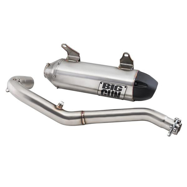 15-23 Honda RINCON 680 EXO Stainless Slip On Exhaust - Click Image to Close